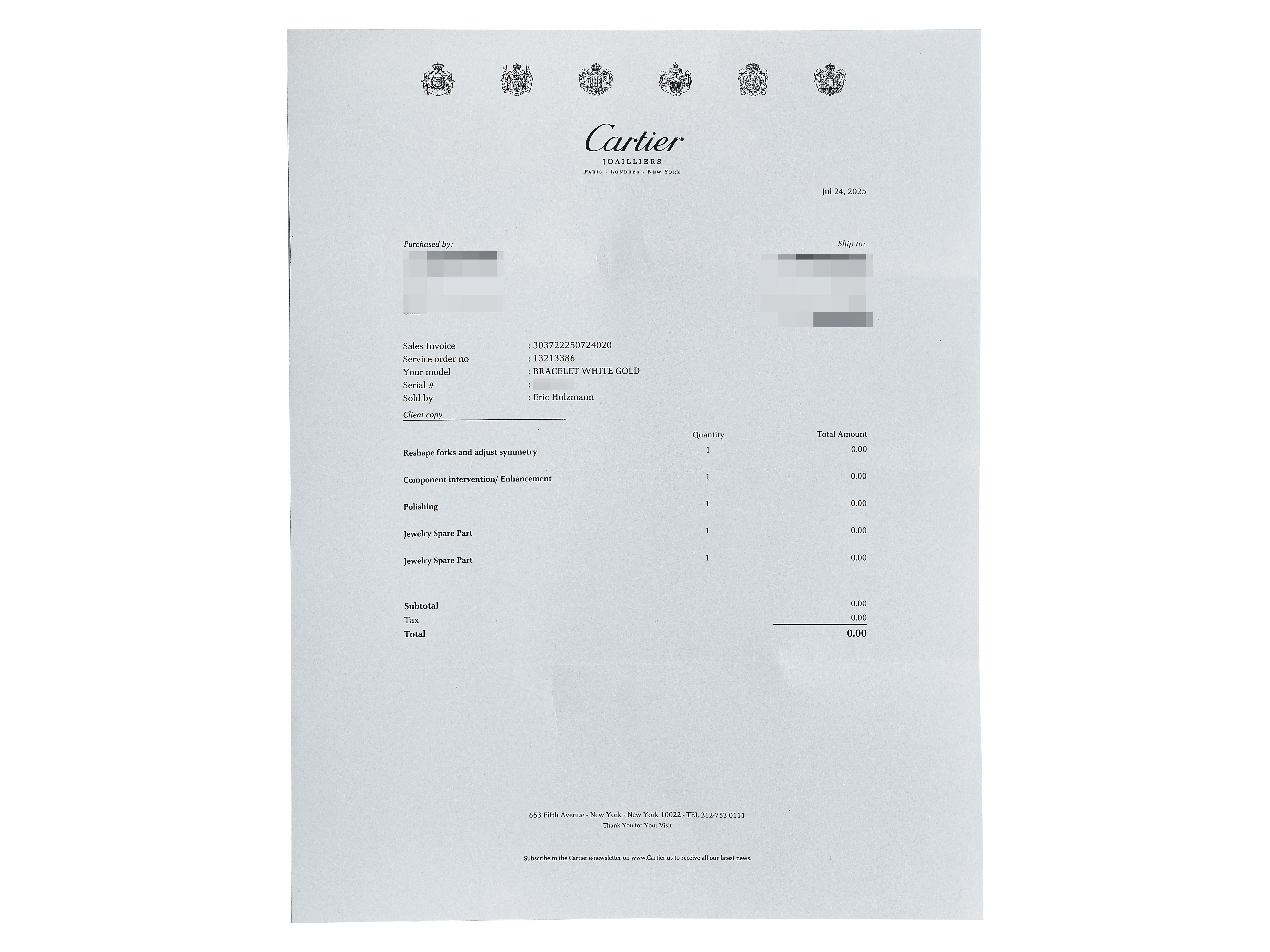 Cartier Love Bracelet Modèle Classique Or Blanc 18K Taille 20 en vente 1