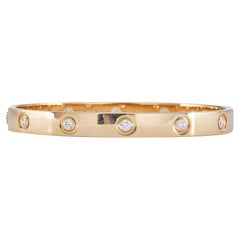 Cartier LOVE Pulsera Modelo Clásico Oro Amarillo 18K 10-Diamantes Talla 16
