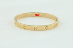Cartier LOVE Bracelet Classic Model 18K Yellow Gold 16CM