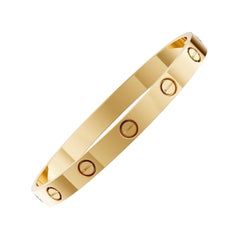 Cartier LOVE Bracelet Classic Model 18K Yellow Gold 16CM
