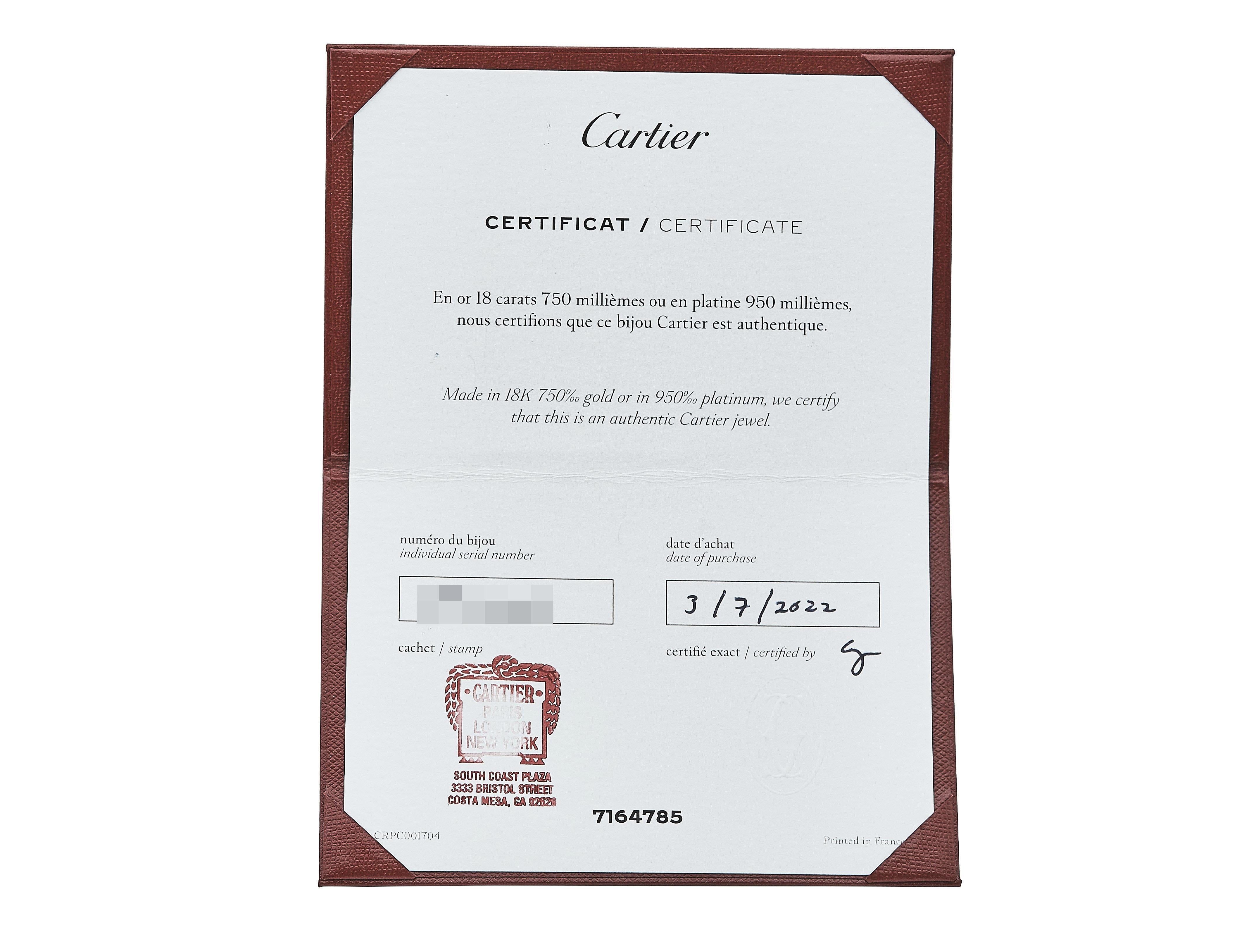 Cartier LOVE Armband Klassisches Modell 18K Gelbgold 4-Diamanten Größe 19 für Damen oder Herren im Angebot