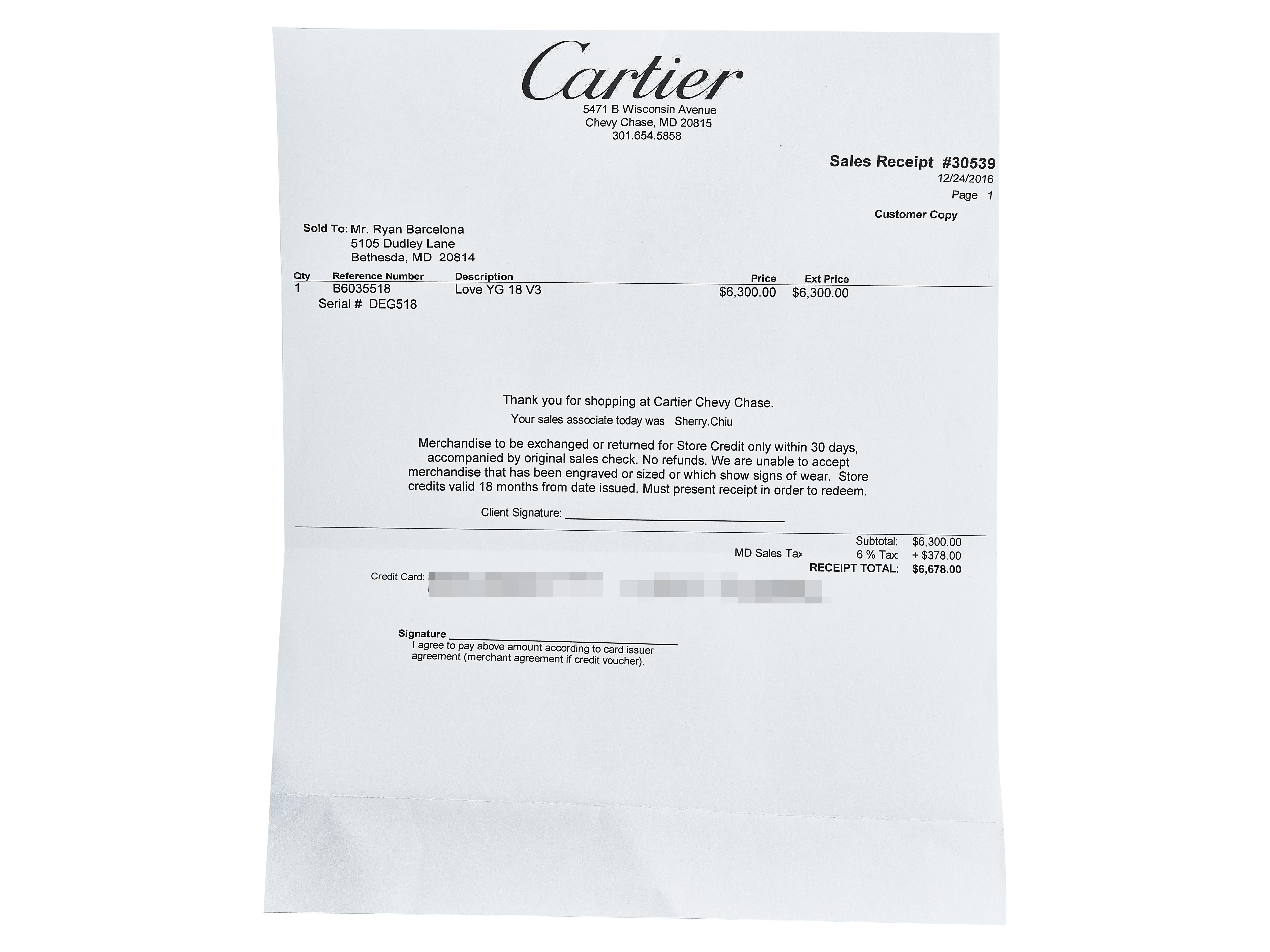 Cartier Love Bracelet Modèle Classique Or Jaune 18K Taille 18 en vente 4