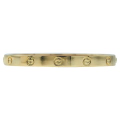 Pulsera Cartier Love Modelo Clásico Oro Amarillo 18K Talla 18
