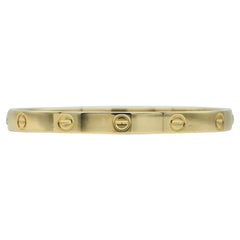 Pulsera Cartier Love Modelo Clásico Oro Amarillo 18K Talla 18