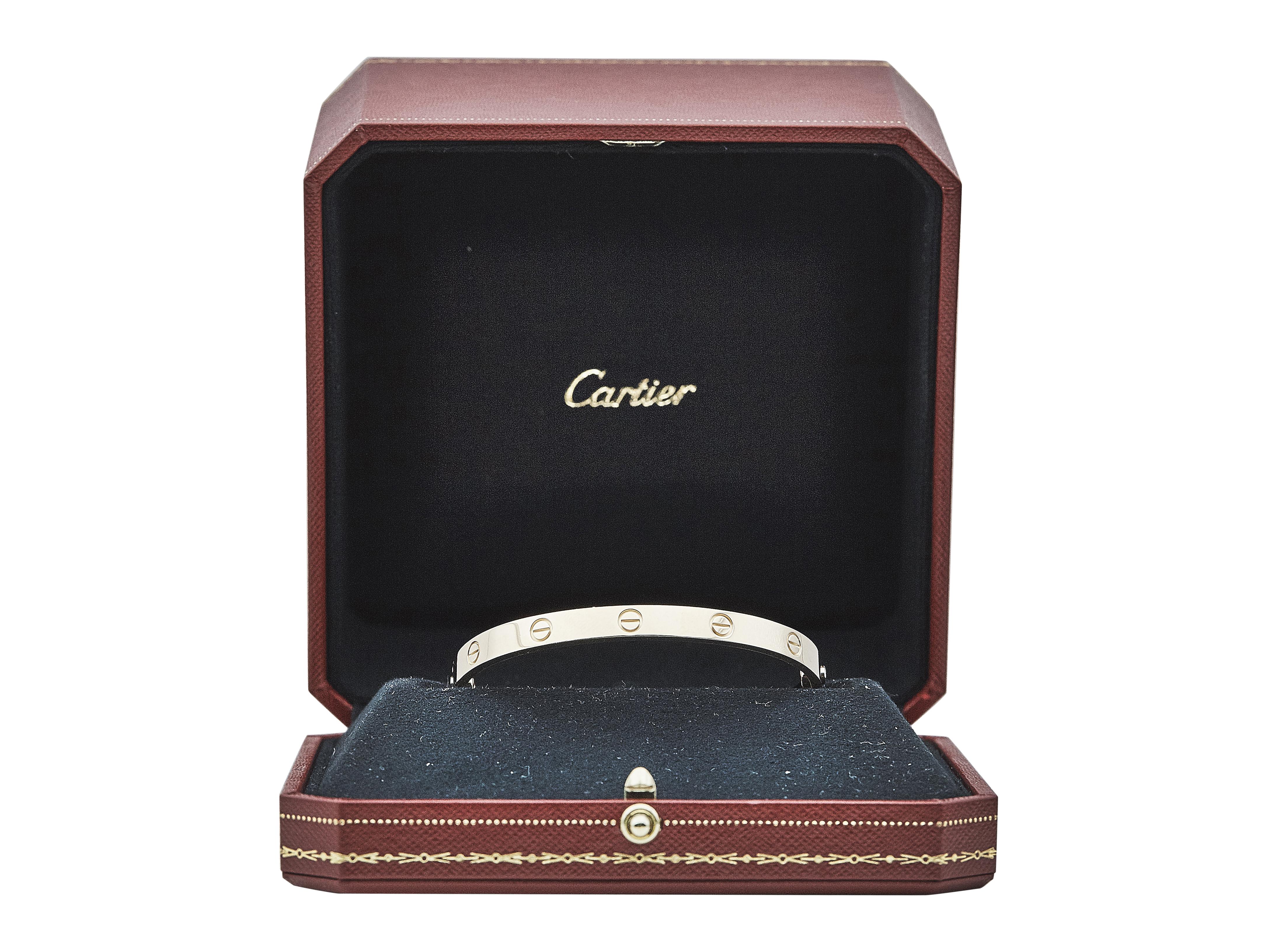 Cartier Love Bracelet Modèle Classique Or Jaune 18K Taille 19 en vente 3