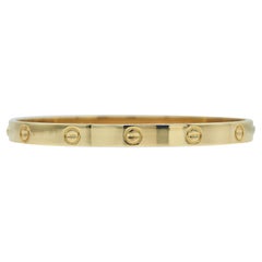 Cartier Love Bracelet, Classic Model, 18K Yellow Gold, Size 19