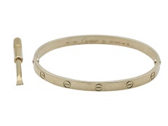 Cartier Love Bracelet, Classic Model, 18K Yellow Gold, Size 20