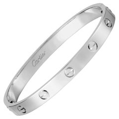 Cartier Love Bracelet Classic Model Bangle with Screwdriver 17 Size 18K Gold Cartier Love Bracelet Classic Model Bangle with Screwdriver 17 Size 18K Gold