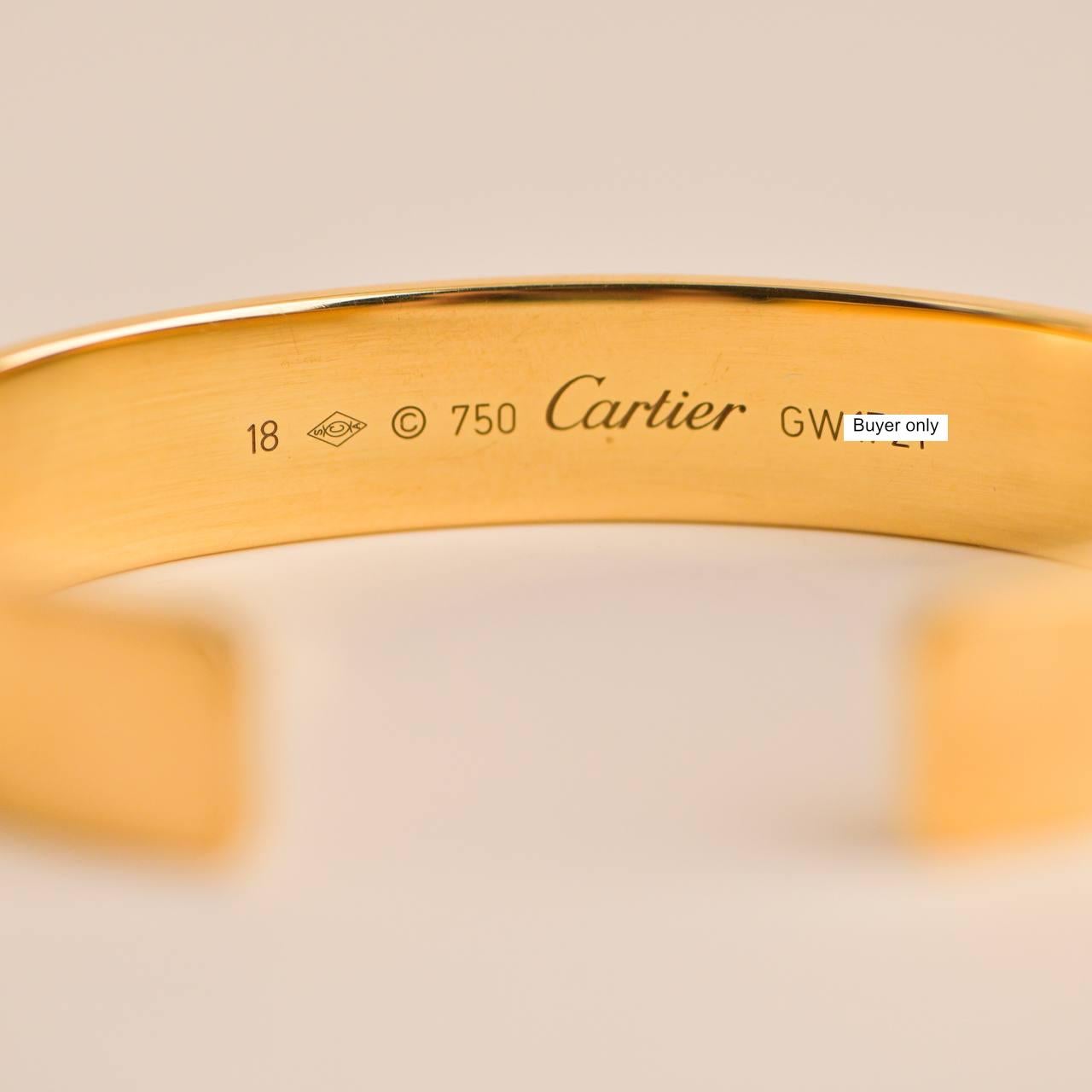 cartier love cuff bracelet