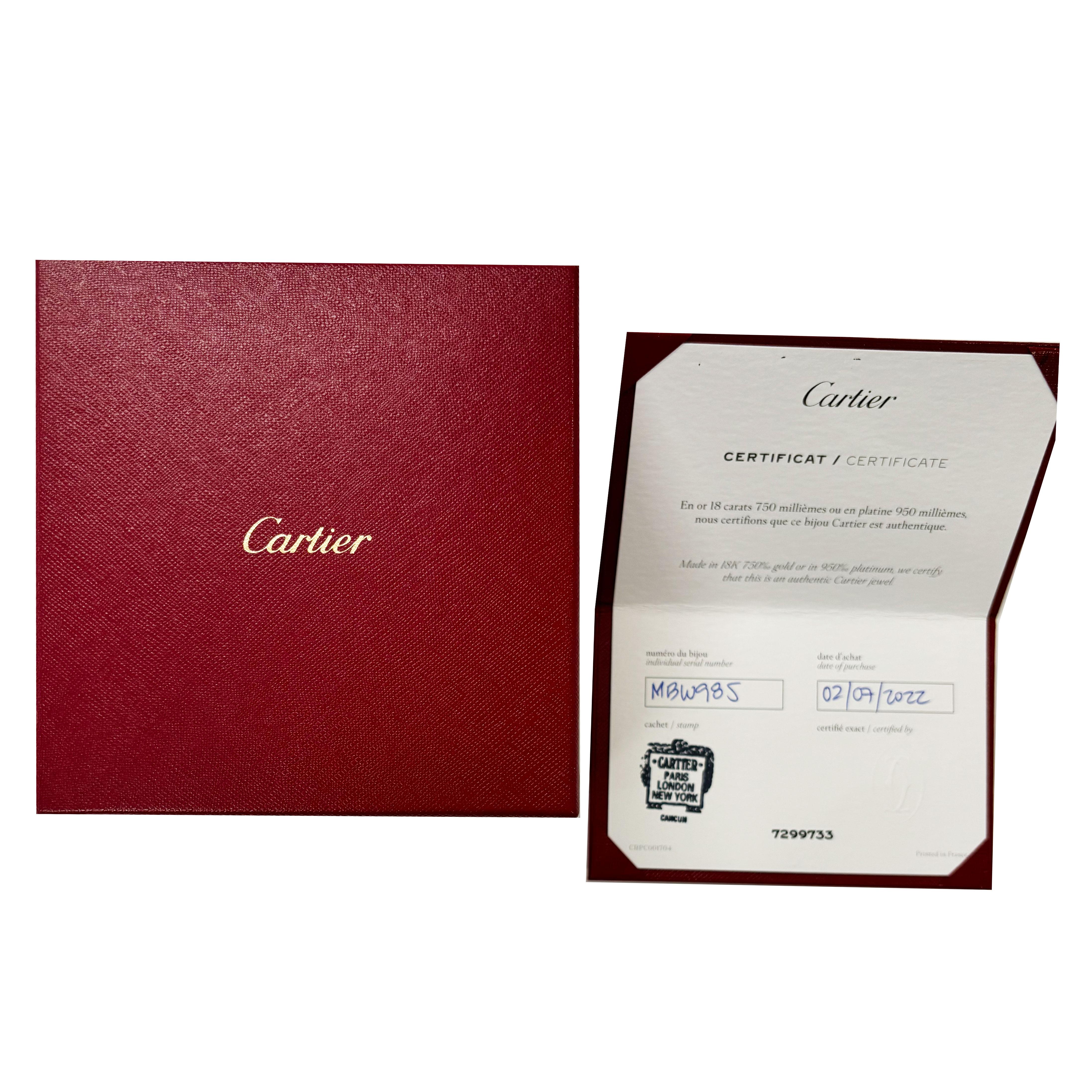 Cartier Bracelet Love, diamants (or rose) 1