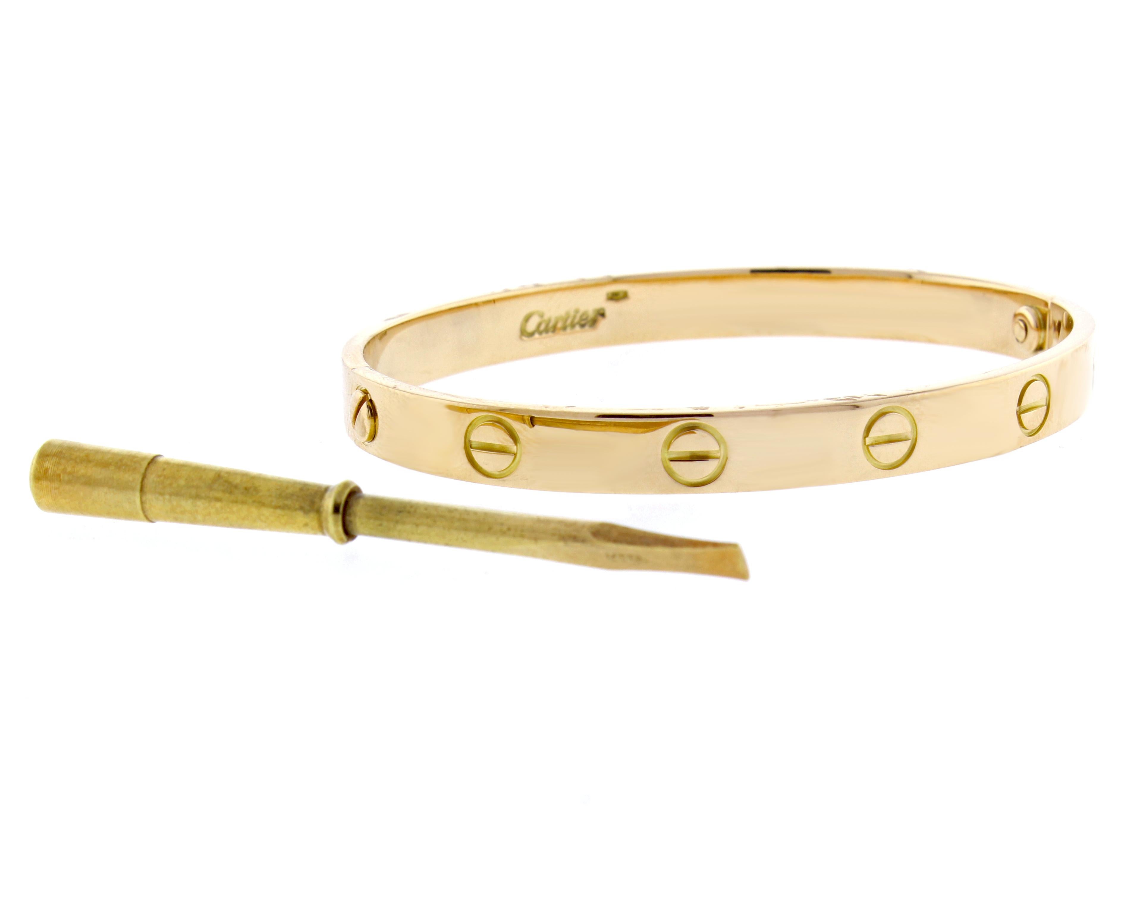 Cartier Love Bracelet In Excellent Condition In Bethesda, MD