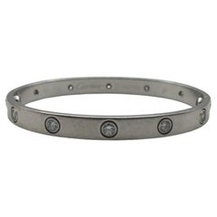 Cartier Love Bracelet Full Diamond 750WG - Size 17 - 32.1g