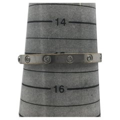 Cartier Love Bracelet Full Diamonds 750WG - Size 16 - 28.2g - Naked