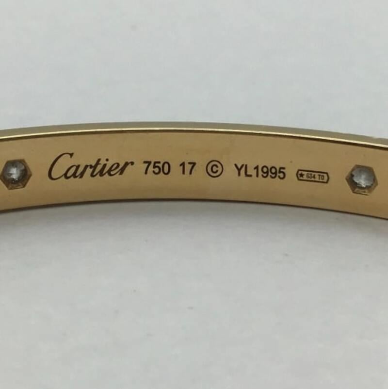 cartier bracelet size 17