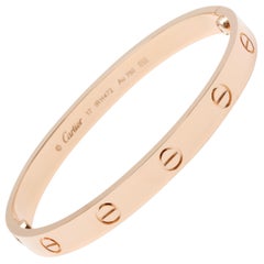 Cartier Love Bracelet in 18 Karat Pink Gold
