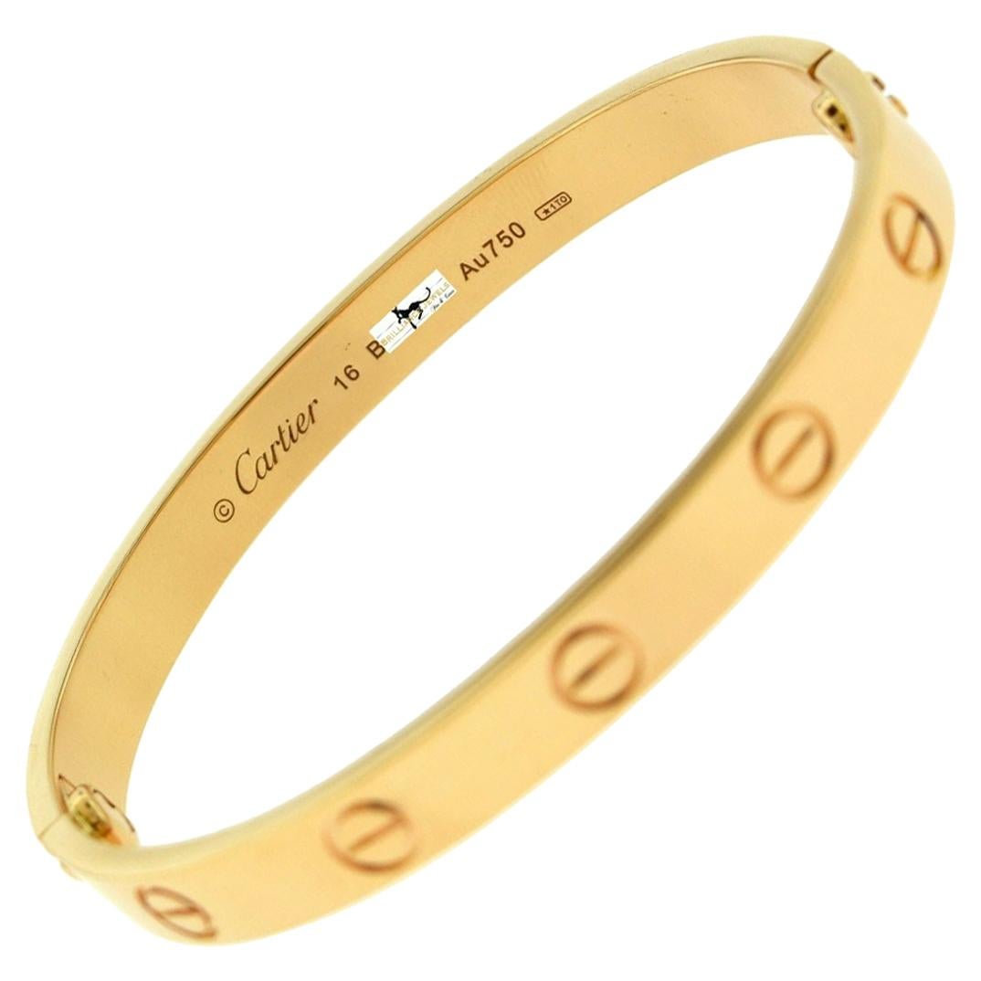 Cartier Love Bracelet in 18 Karat Rose Gold, Certified 'C-304'