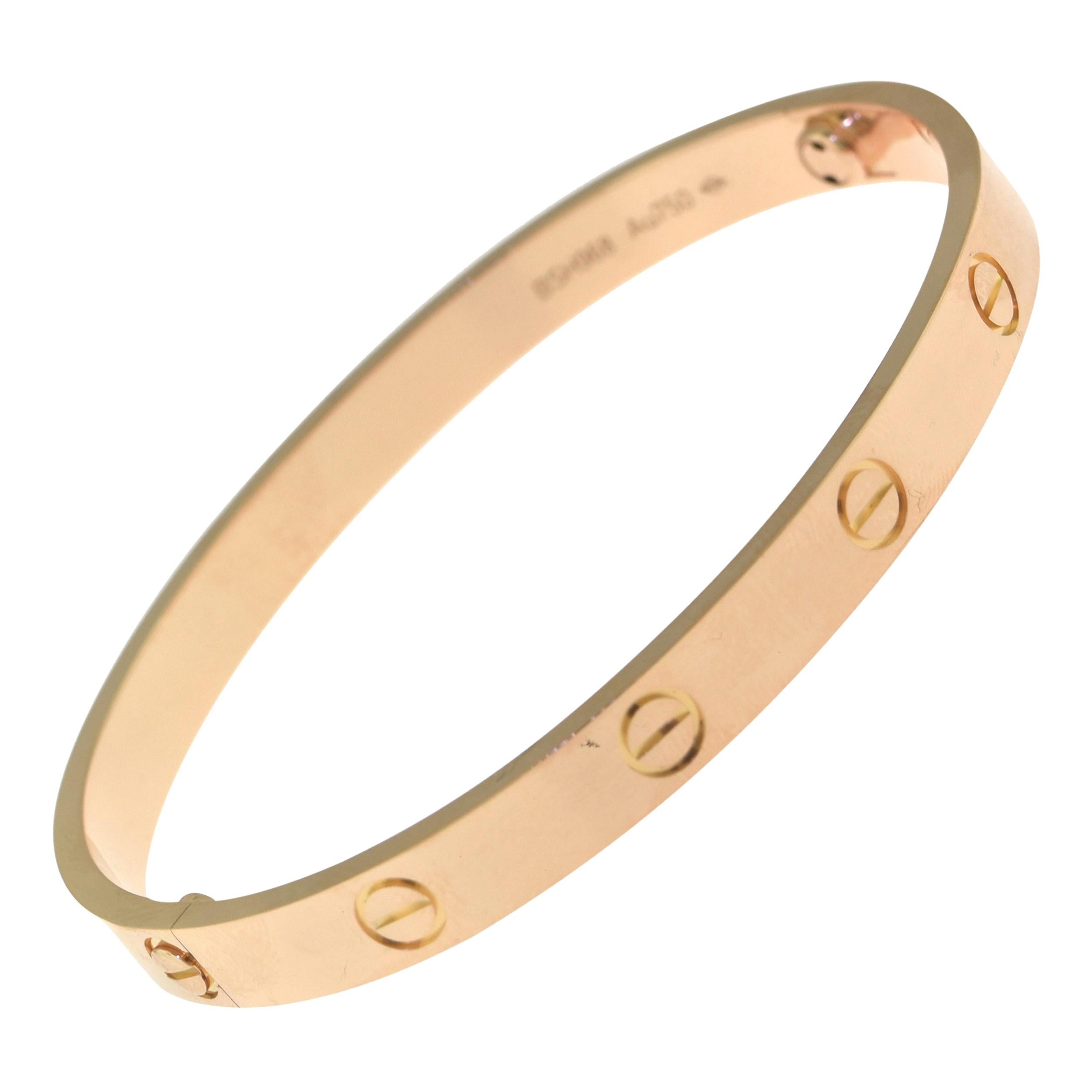 Cartier Love Bracelet in 18 Karat Rose Gold