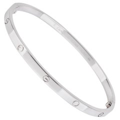 Cartier Love Bracelet in 18 Karat White Gold