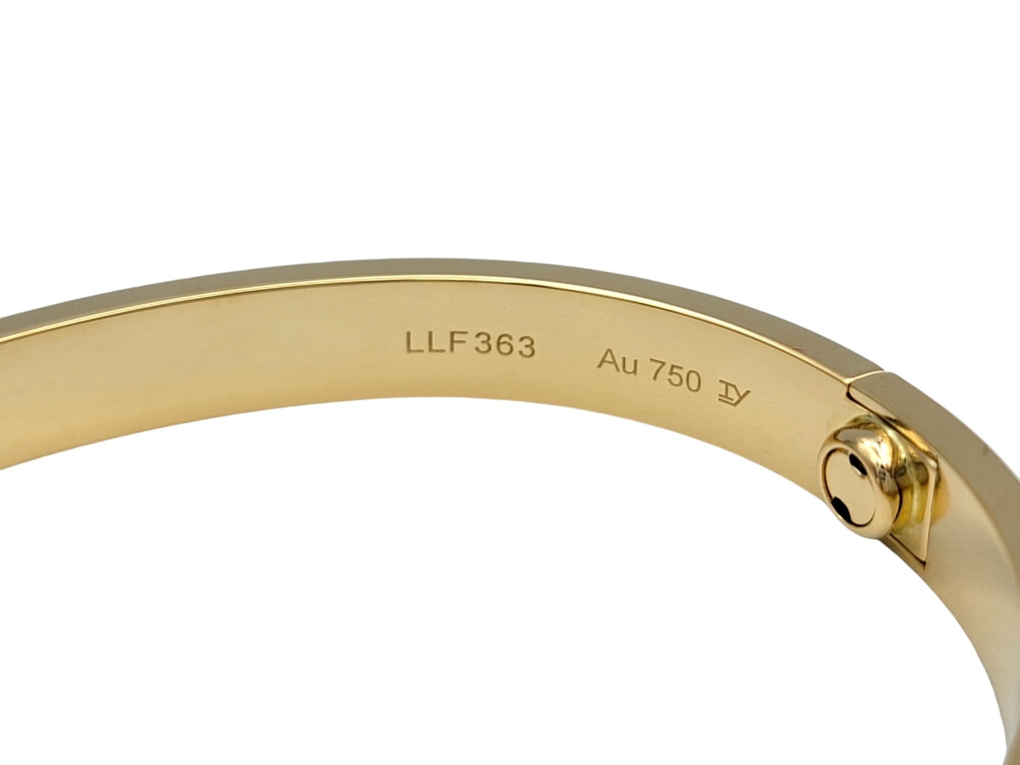 Cartier Love Bracelet in 18 Karat Yellow Gold with Box and Screwdriver, Size 16 3