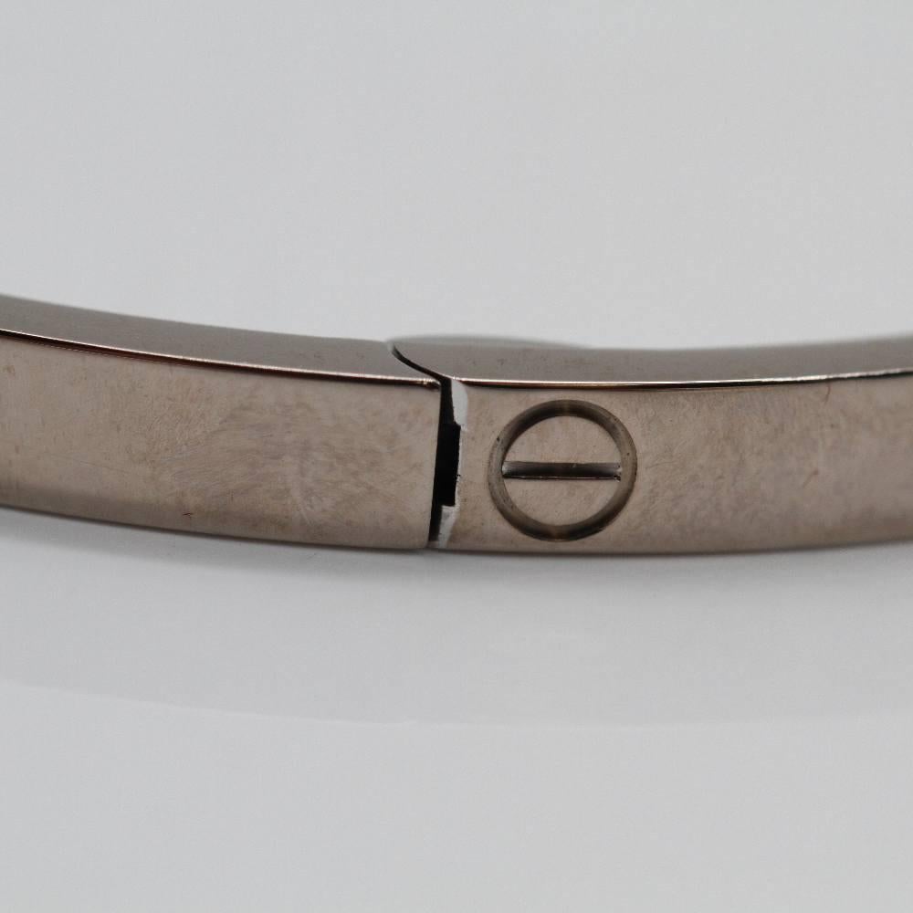 CARTIER LOVE Bracelet in 18k gold with 10 diamonds 2nd hand 1