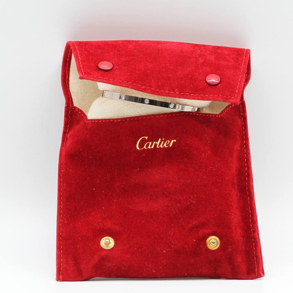 CARTIER LOVE Bracelet in 18k gold with 10 diamonds 2nd hand 2