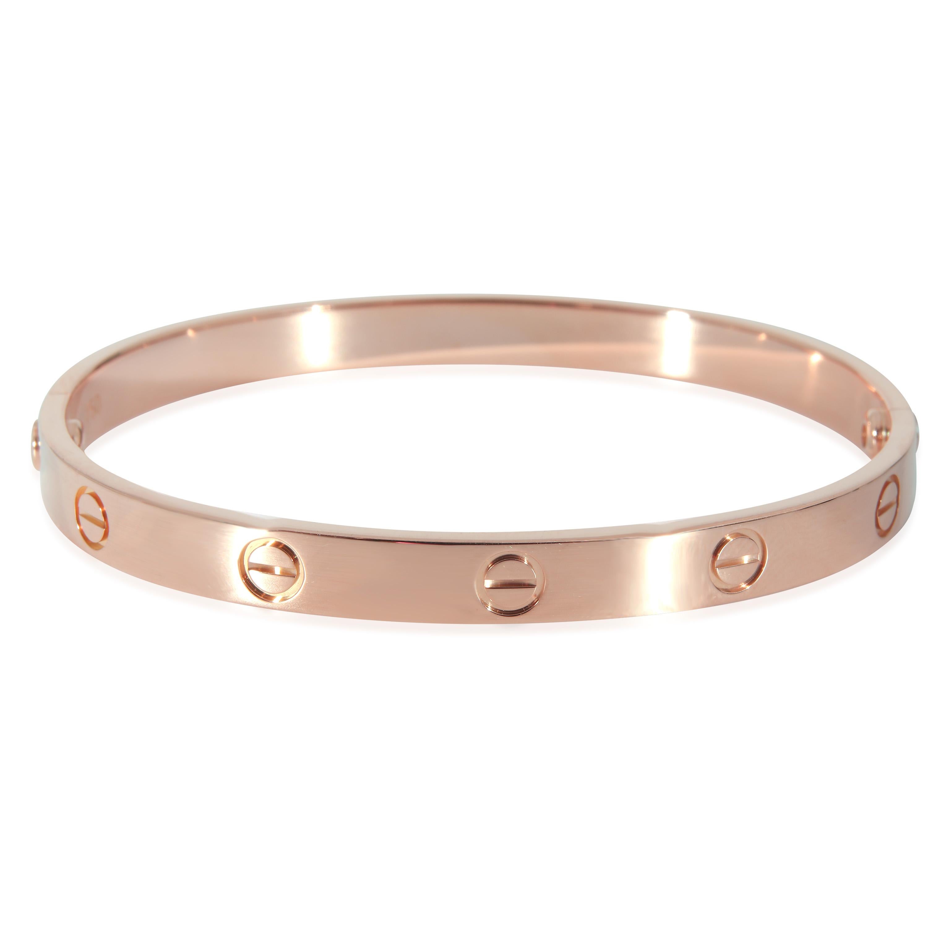 Cartier Love Bracelet in 18k Rose Gold

PRIMARY DETAILS
SKU: 132966
Listing Title: Cartier Love Bracelet in 18k Rose Gold
Condition Description: Cartier's Love collection is the epitome of iconic, from the recognizable designs to the history behind