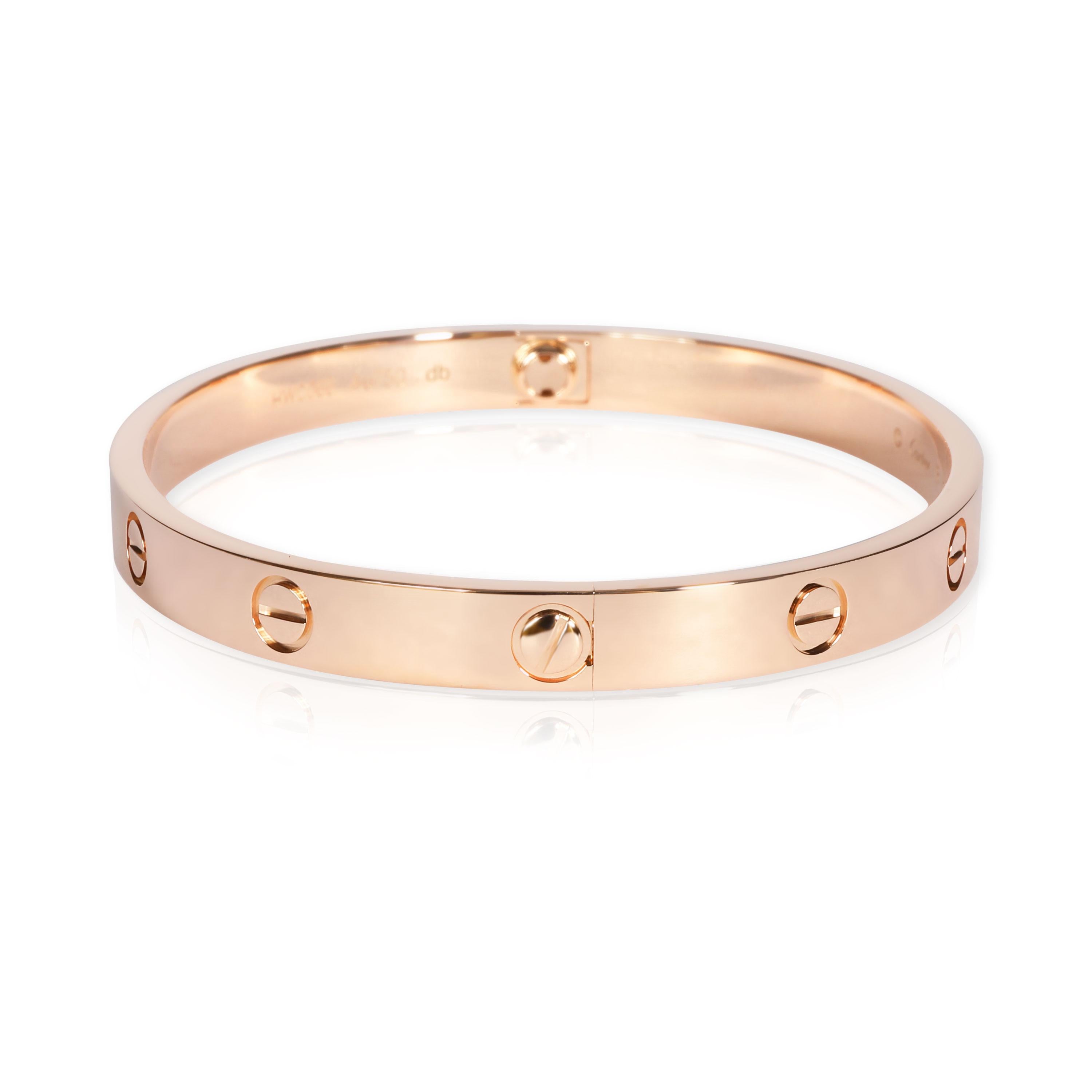Cartier Love Bracelet in 18 Karat Rose Gold In Excellent Condition In New York, NY