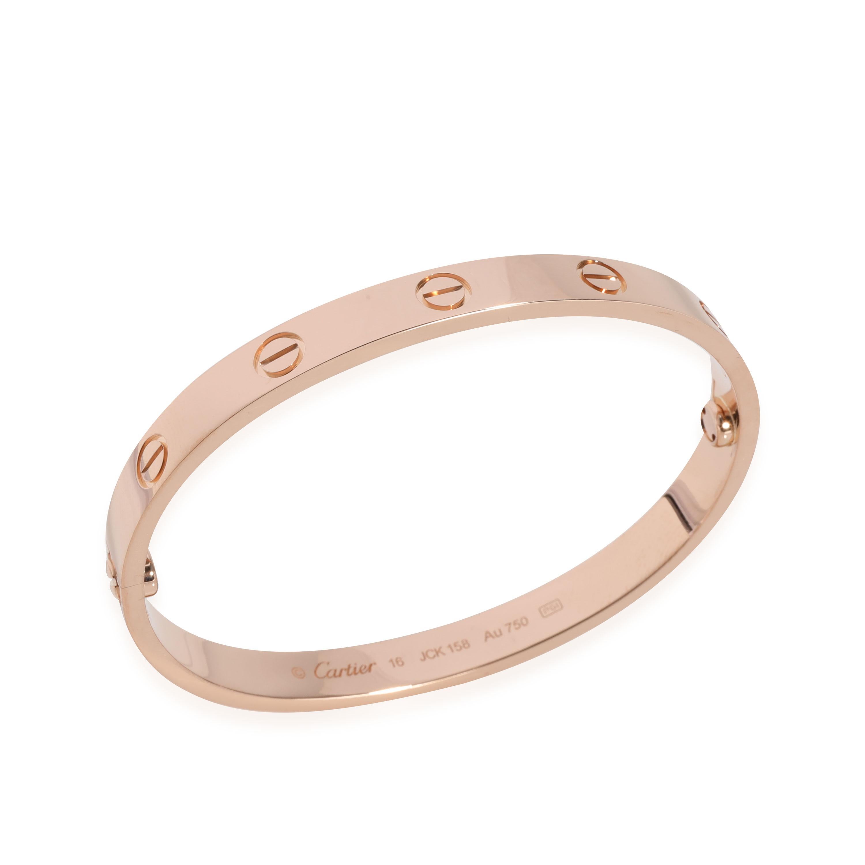 Cartier Love Bracelet in 18K Rose Gold In Excellent Condition In New York, NY