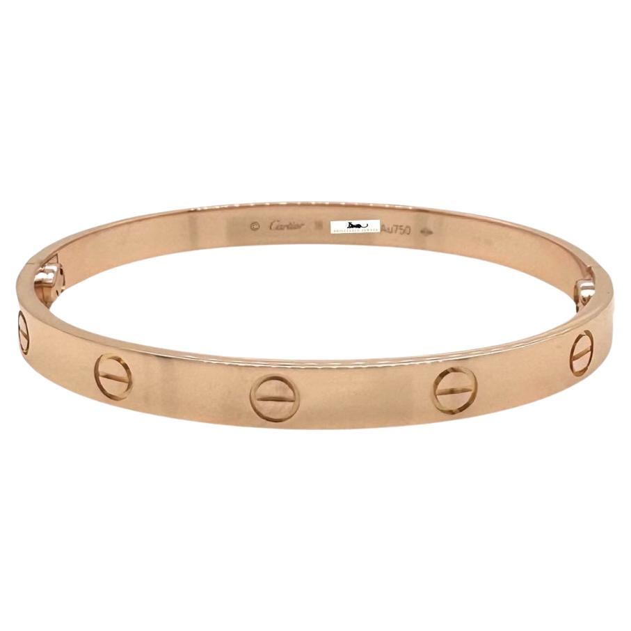 SOLD. ❤️ Cartier Love Bracelet Rose Gold Size 15 New Screw System ❤️ READY  | eBay