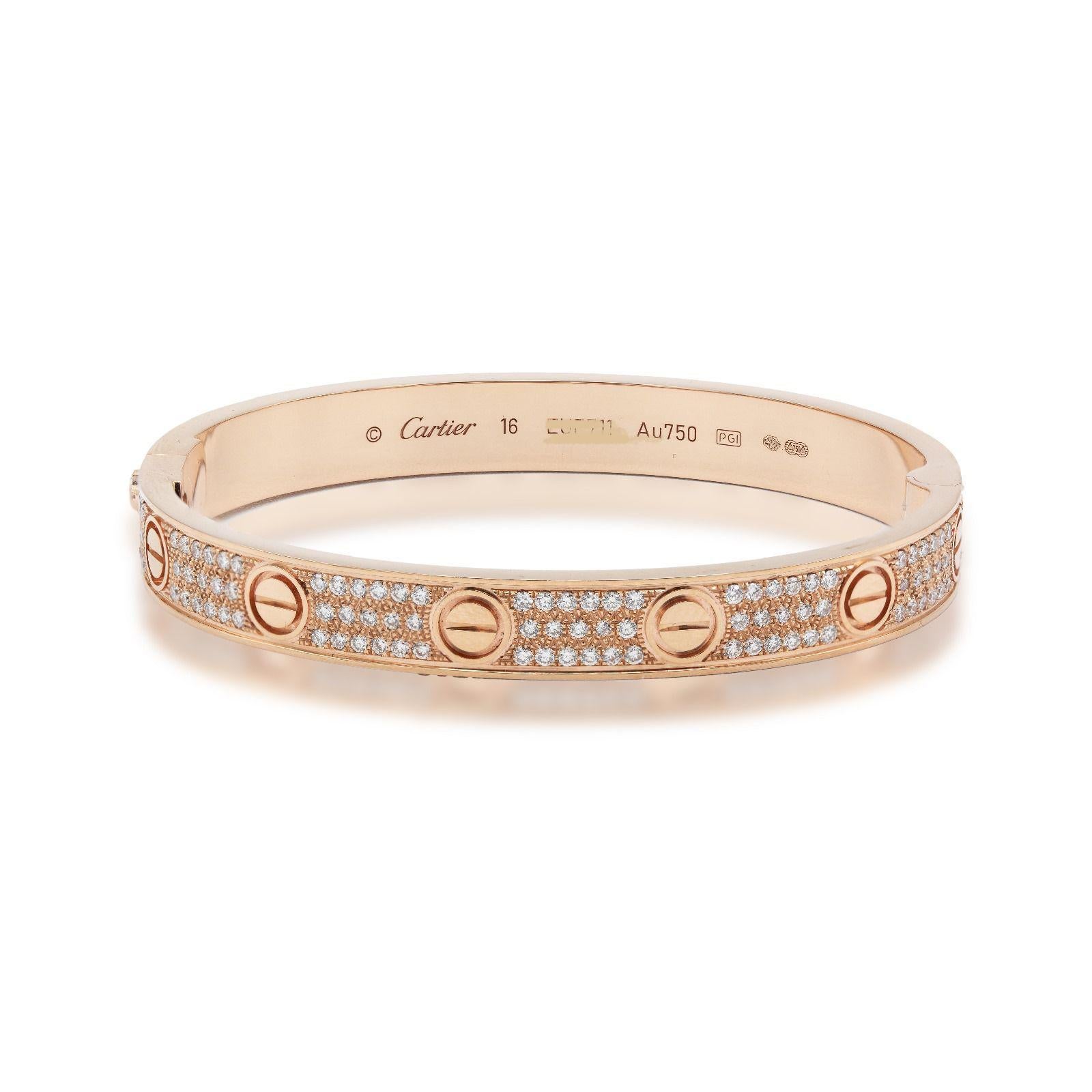 PULSERA AMOR CARTIER
Pulsera brazalete Cartier 