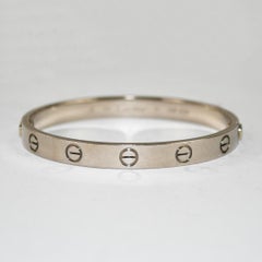 Cartier LOVE Bracelet in 18K White Gold