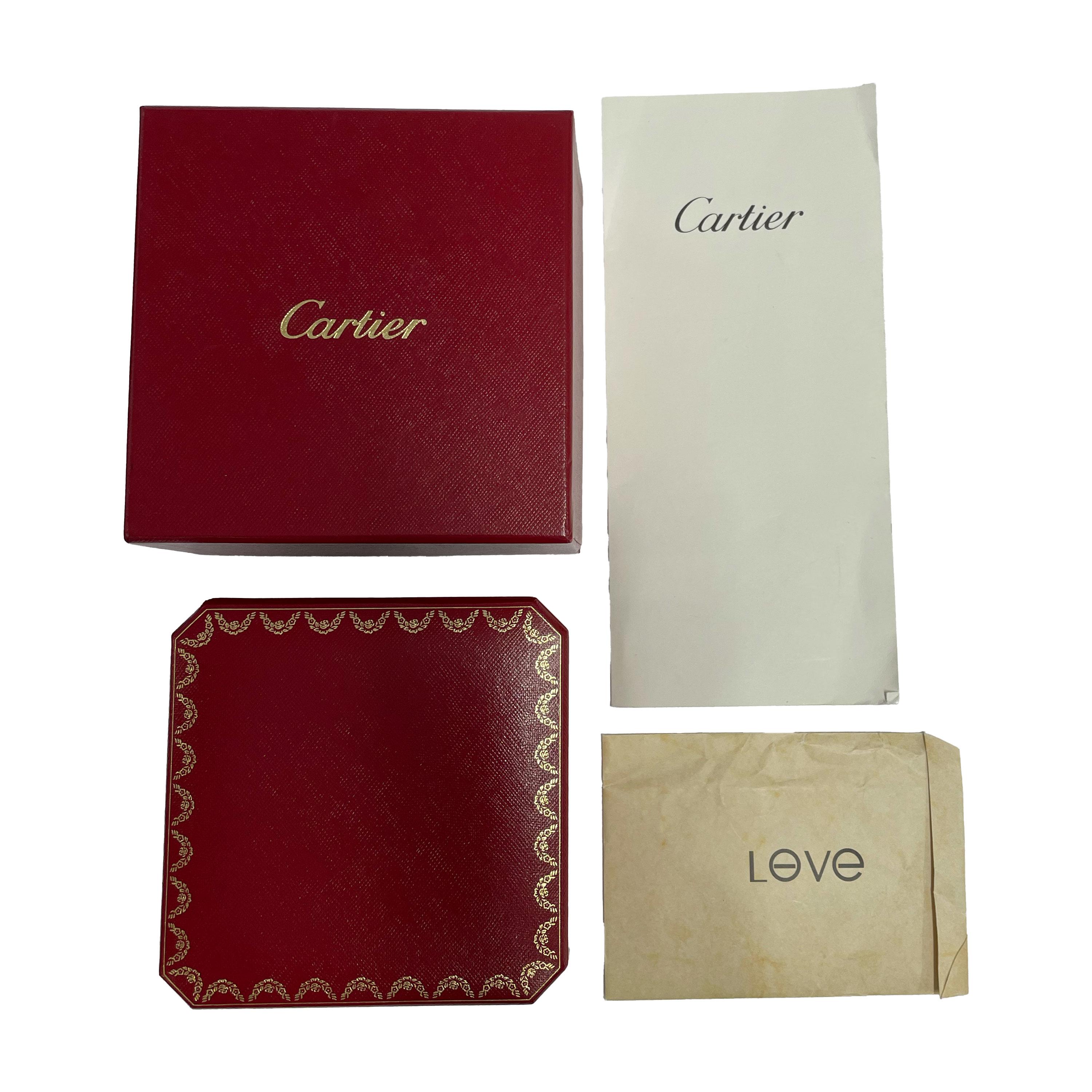 Cartier Bracelet d'amour en or blanc 18 carats 1