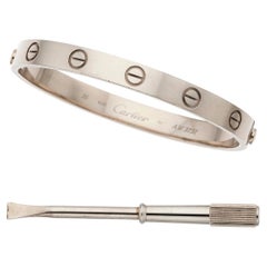 Cartier LOVE Bracelet in 18K White Gold