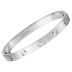 Cartier Love Bracelet in 18K White Gold