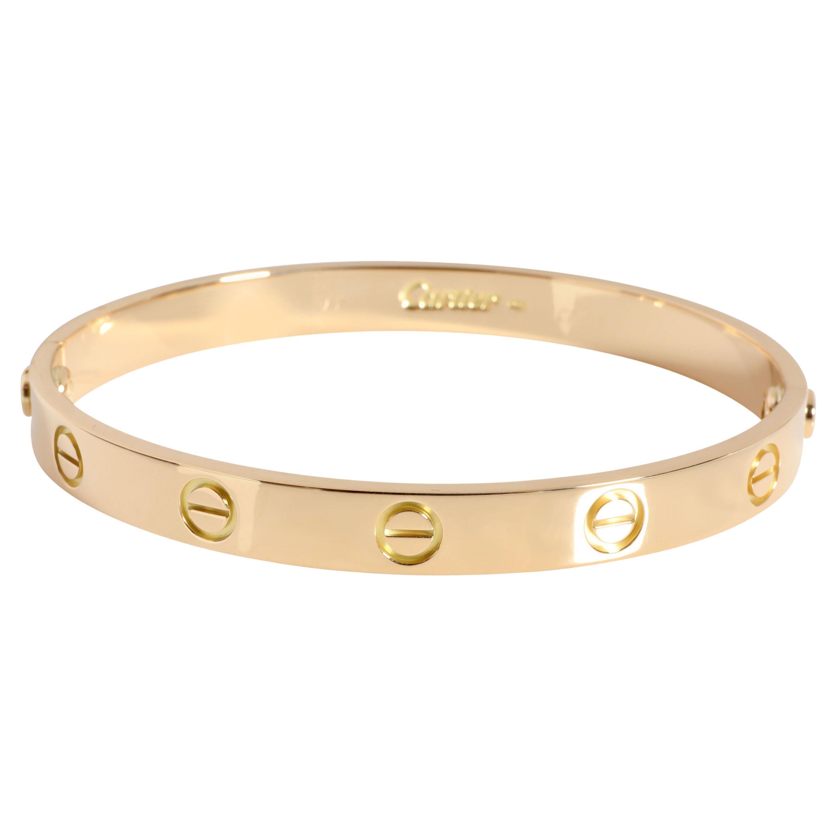 Cartier Love Bracelet in 18K Yellow Gold at 1stDibs