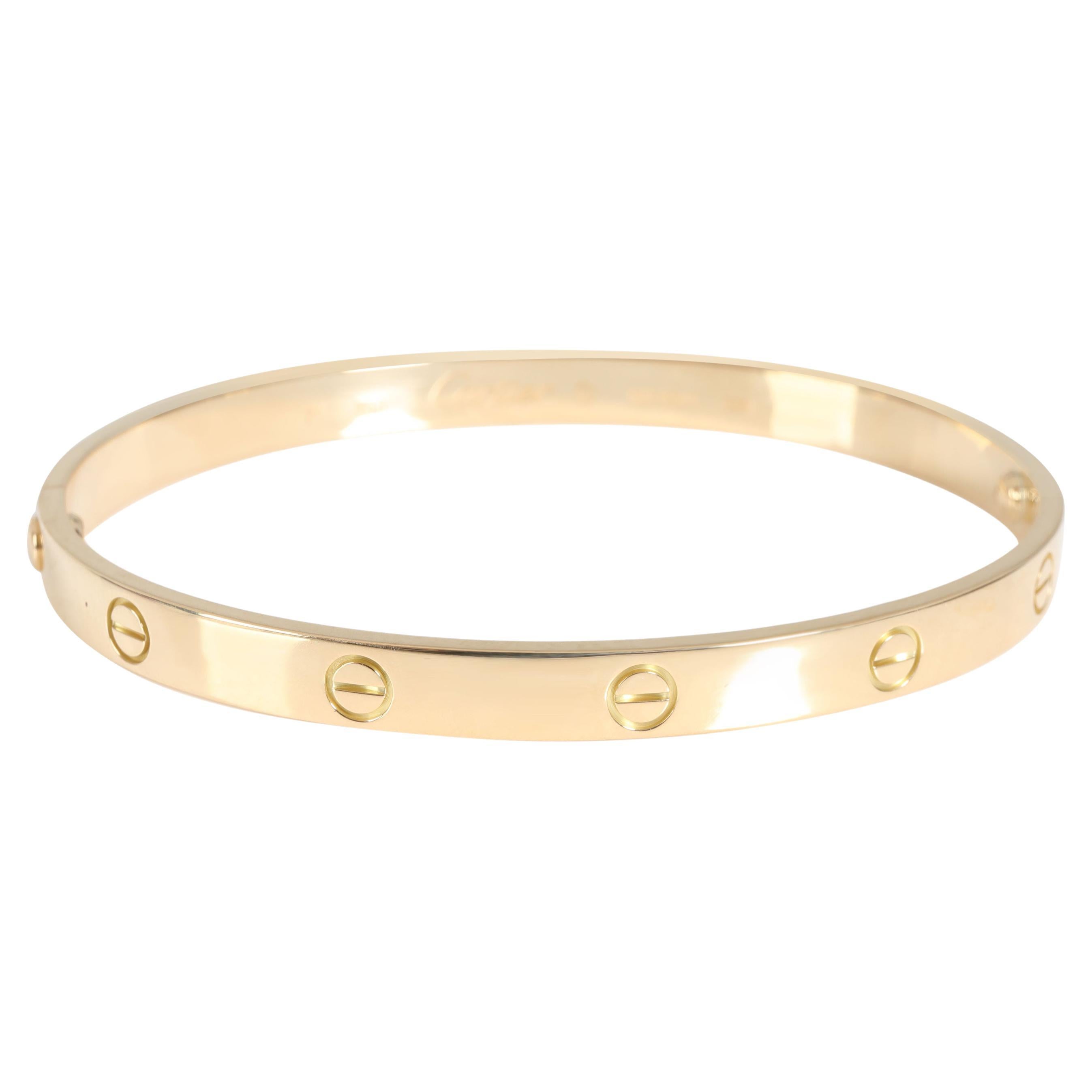 Cartier Love Bracelet In 18k Yellow Gold For Sale At 1stdibs Cartier Love Bracelet In 18k Yellow Gold For Sale At 1stdibs