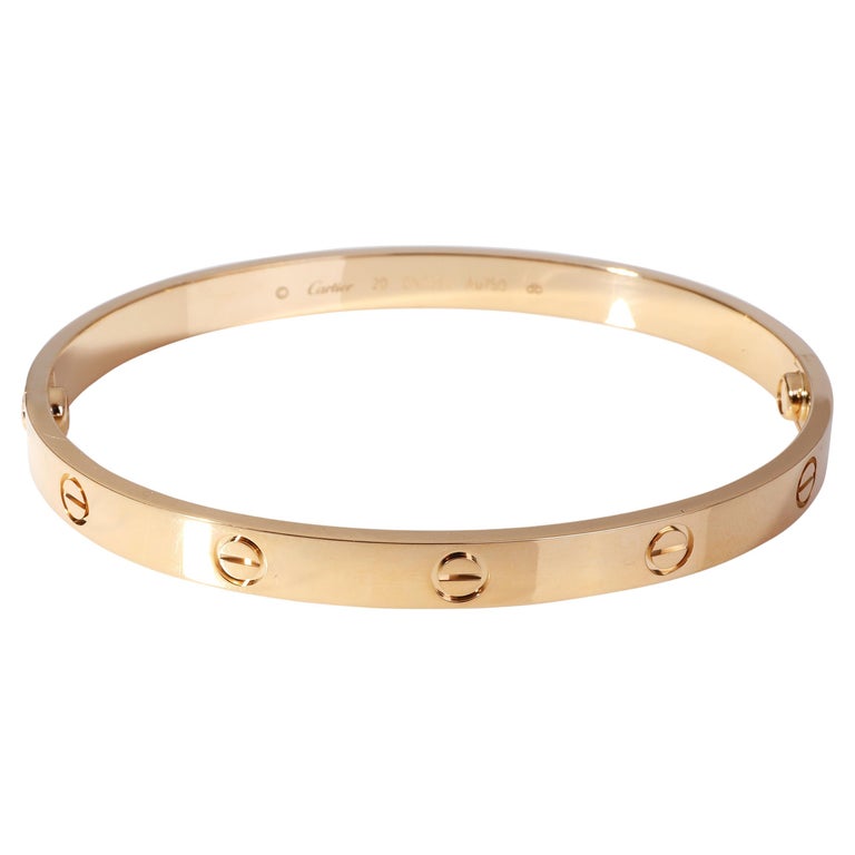 Cartier Love Armband aus 18 Karat Gelbgold im Angebot bei 1stDibs