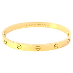 Cartier Love 18k Yellow Gold Bracelet with Screwdriver at 1stDibs ...