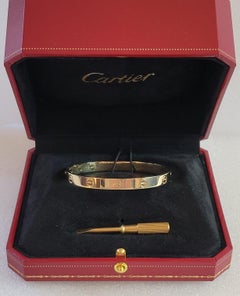 Cartier Love Bracelet in 18K Yellow Gold Size 15