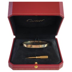 Cartier Love-Armband aus 18 Karat Gelbgold, Größe 15