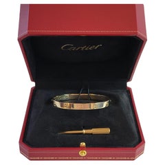Cartier Love Bracelet in 18K Yellow Gold Size 15
