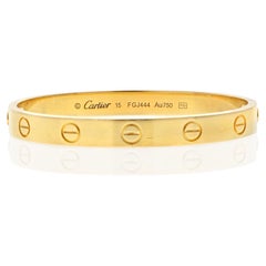 Cartier Love-Armband aus 18 Karat Gelbgold
