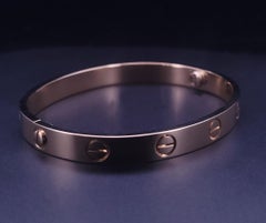 Cartier Love-Armband aus 18 Karat Gelbgold, Größe 16