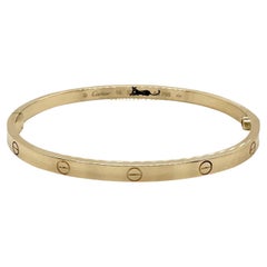 Cartier Love-Armband aus 18 Karat Gelbgold, dünnes Größe 16, 2023, Zertifikat