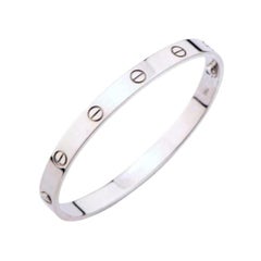Cartier Love Bracelet in White Gold
