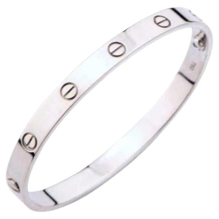 Louis Vuitton Keep It Bracelet, White, 19