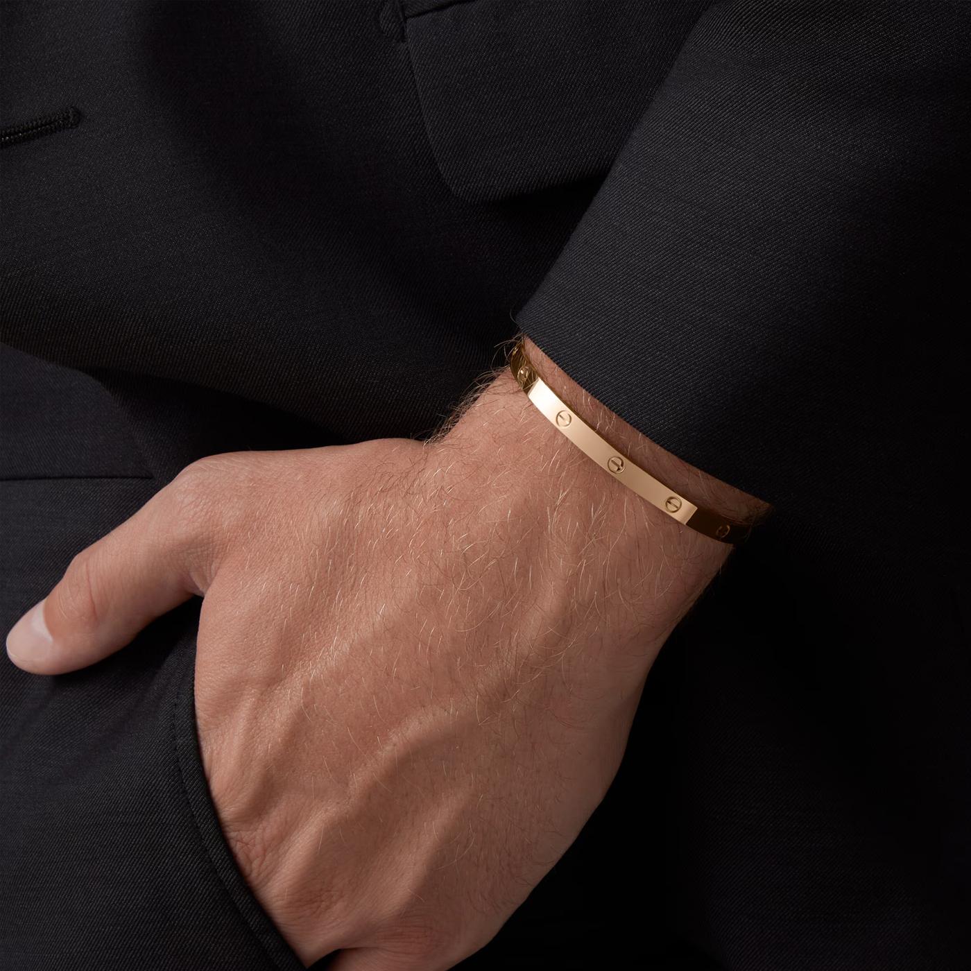 Cartier Love-Armband Medium Modell 18K Roségold mit funktionaler Schraube und Scharnier im Angebot 4