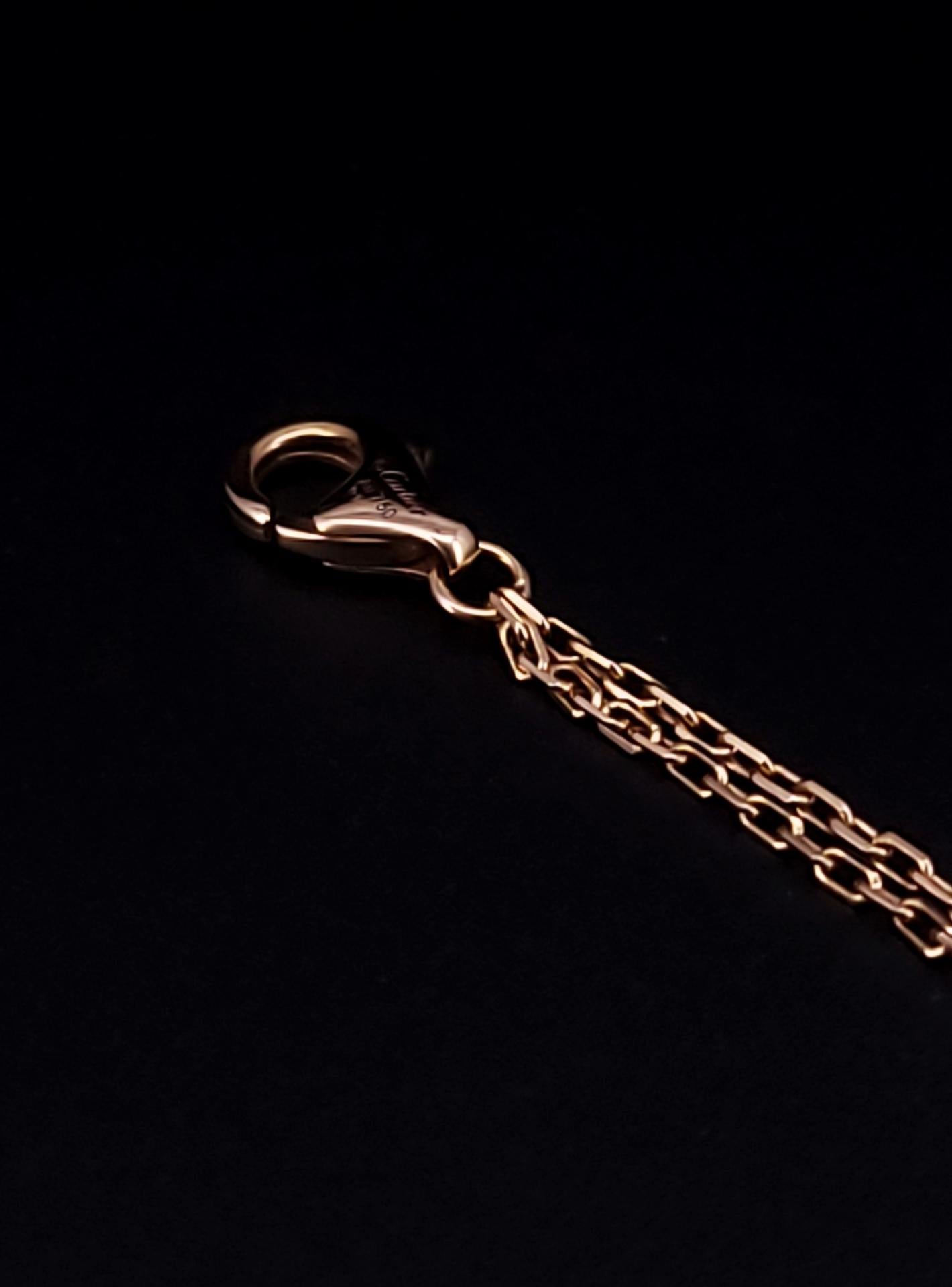 Cartier Pulsera Amor en Cadena 2 Diamantes en Oro 18k en venta 2
