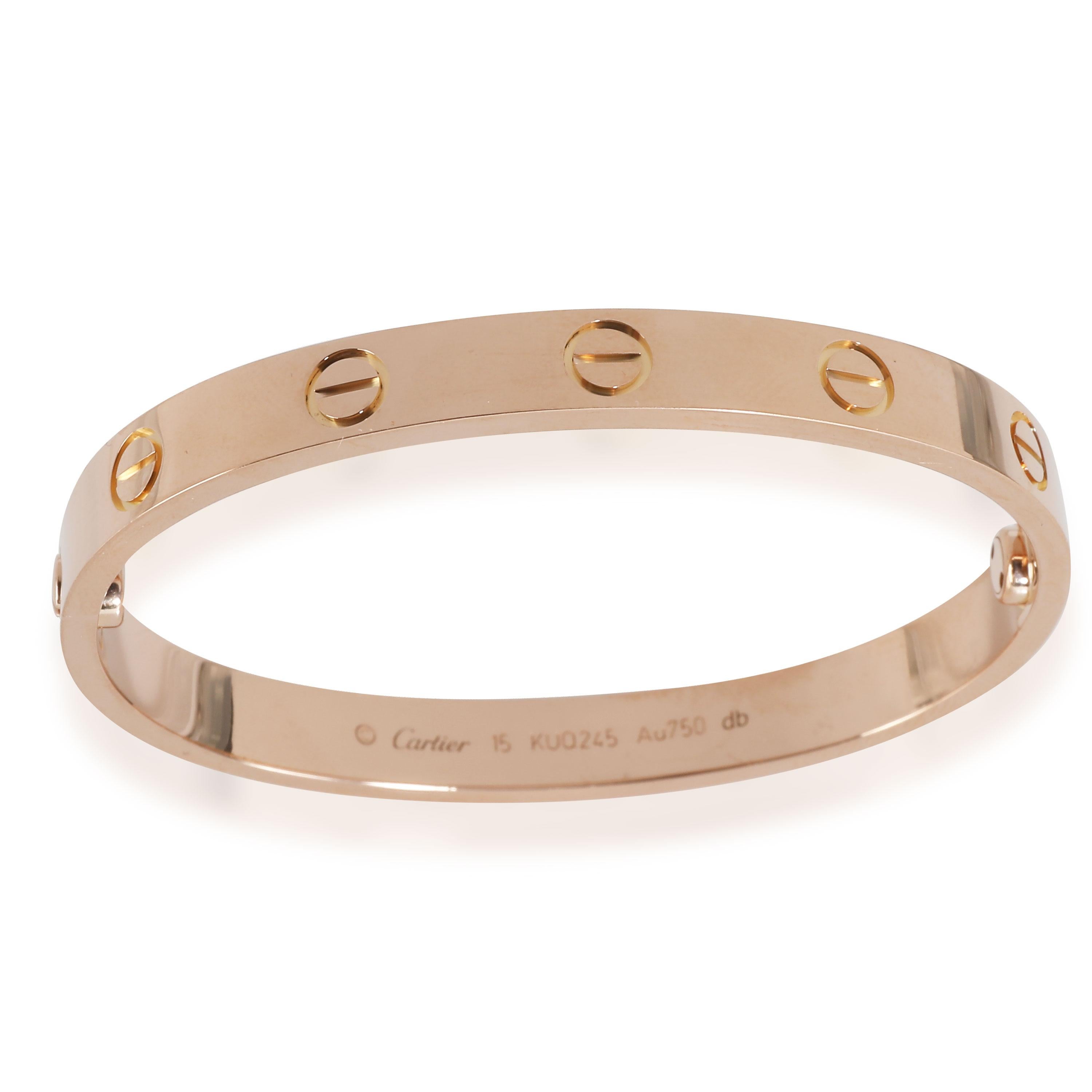 Cartier Love Bracelet (Rose Gold) 2