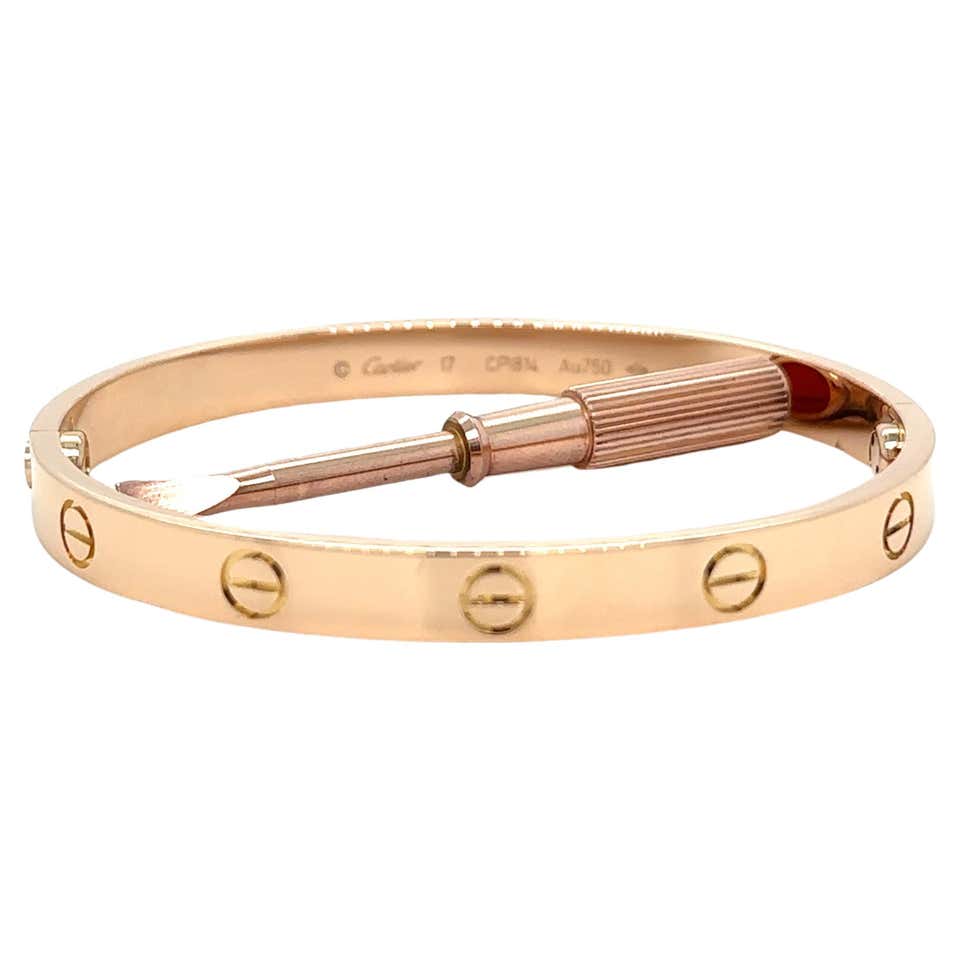 How Many Carats Is Cartier Love Bracelet Cartier Love Bracelet at 1stDibs | love bracelet small model 6 diamonds